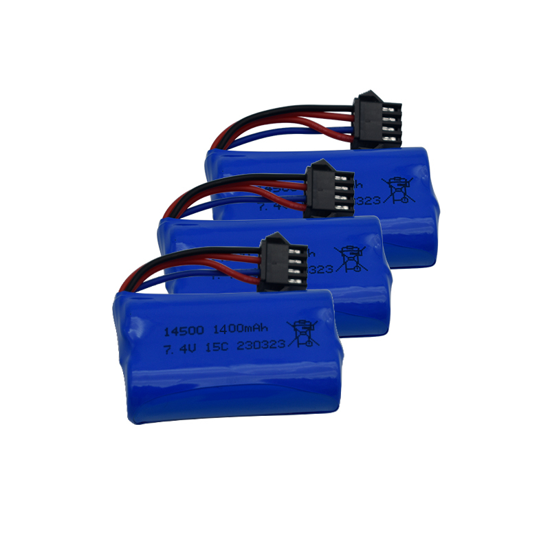 7.4V 1400mAh 14500 Lithium-Ion - Drone Battery Li-Ion 评论和价格