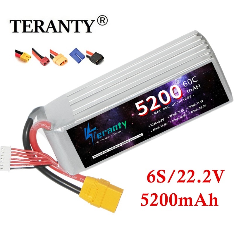 TERANTY 6S 5200mAh Lipo Batter - Drone Battery 4S 评论和价格