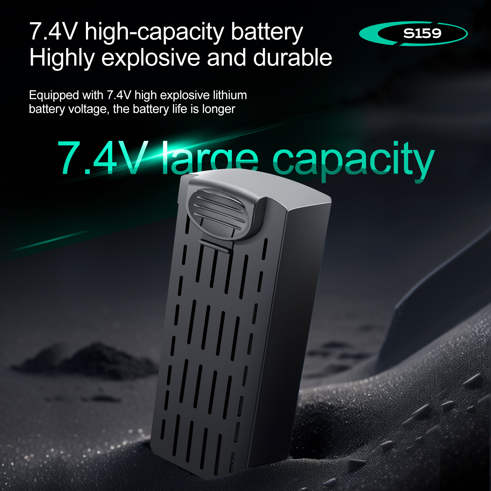 S159 Battery 7.4V 2200mAH S159 - Drone Battery Li-Ion 评论和价格