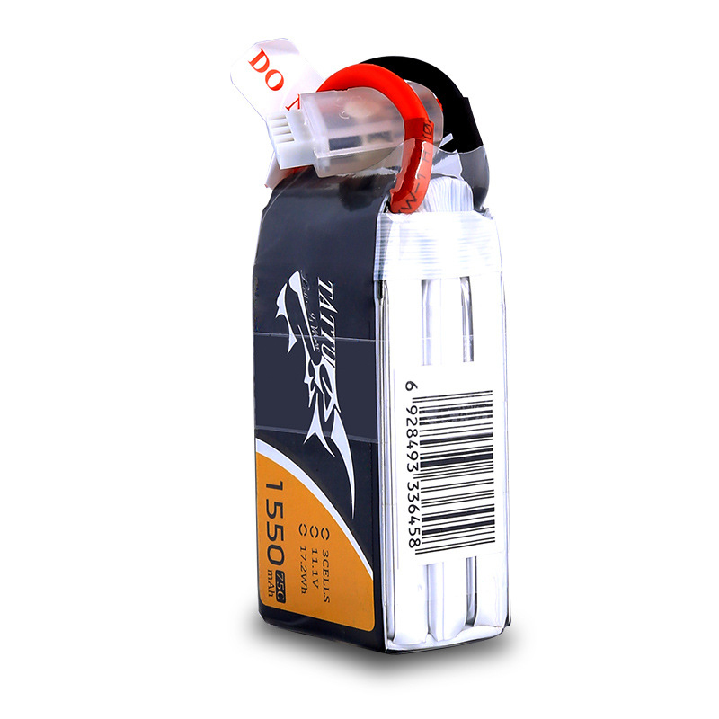 TATTU 3S 11.1V 1550mAh 75C LiP - Drone Battery 3S 评论和价格