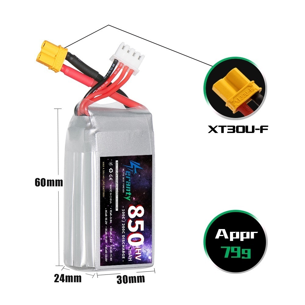1/2/3PCS TERANTY 3S 11.4V Lipo - Drone Battery Lipo 评论和价格
